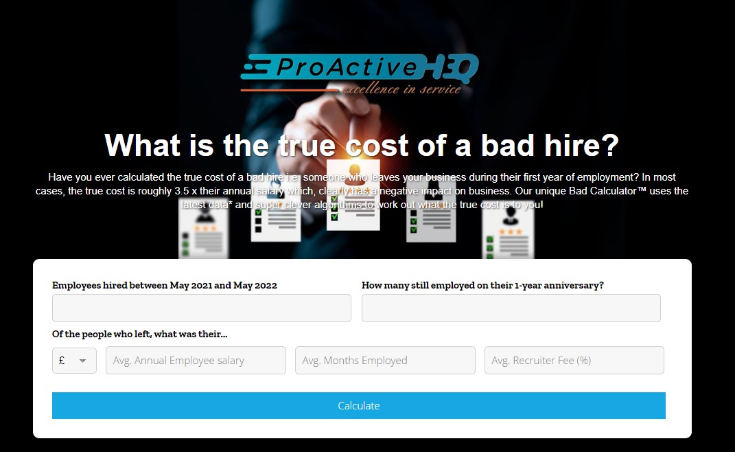 bad hire calculator